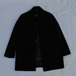 Jos. A. Bank Classic Black Coat with Removeable Insulted Liner - Waterproof